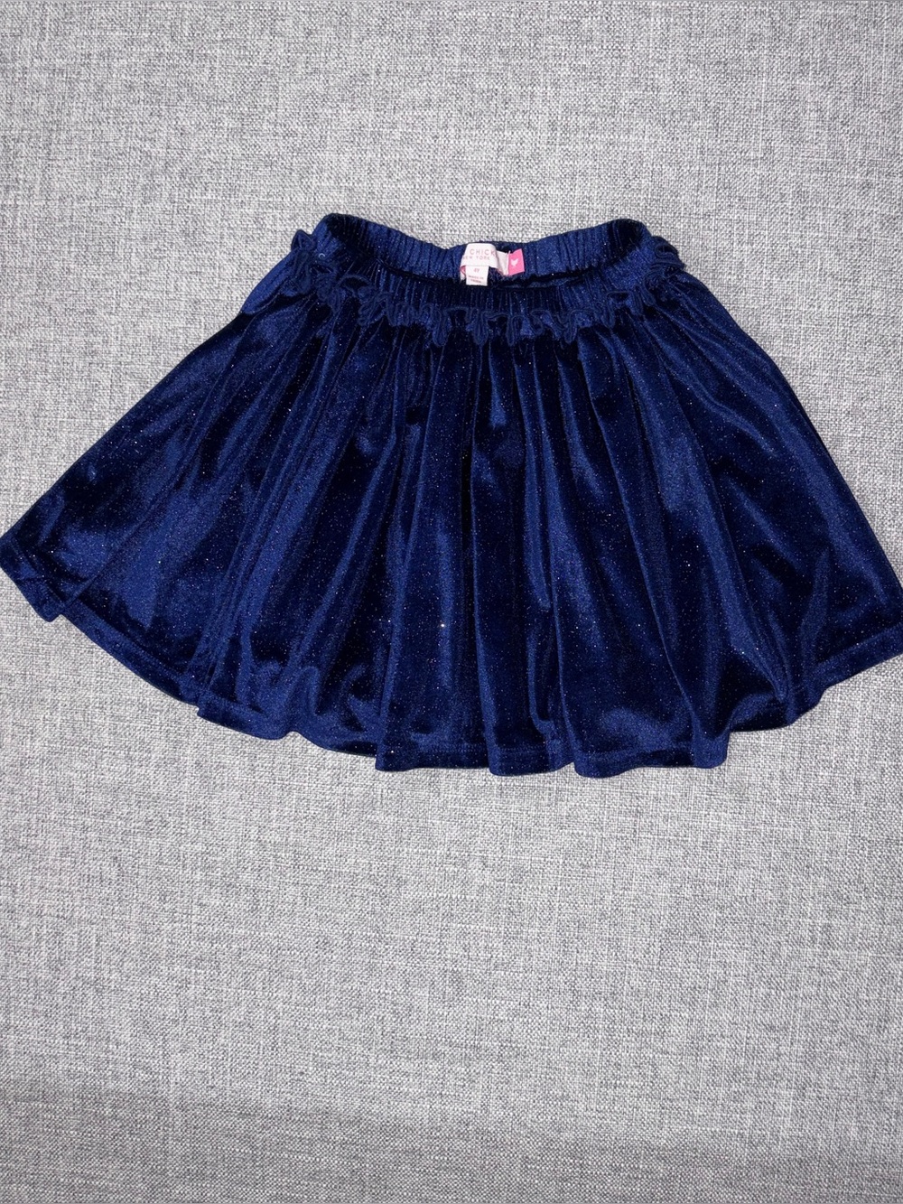 Pink Chicken 4Y velvet skirt with a little bit of sparkle EUC